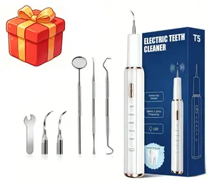 Dental Scaler with tartar removal function rechargeable 5-mode dental care kit includes dental cleaning tools suitable for adults and pets detachable and adjustable