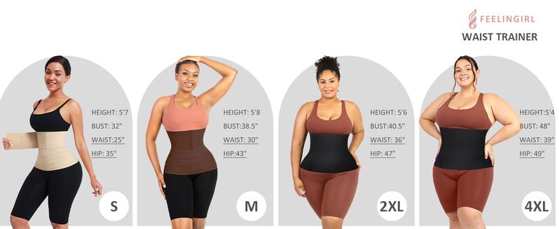 LOVERBEAUTY Waist Trainer for Women Sauna Trimmer Belt Girdle Waist Cincher Tummy Wrap Plus Size Snatch Me Up