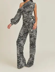Zebra One Sleeve Playsuit - As shown in the Product Information Provided