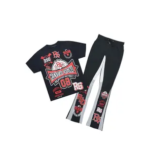 Mavrix Black T-Shirt/Relaxed Track Set