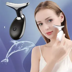 USB Rechargeable Facial & Neck Massager, 1 Count Electric Facial Massage Tool, Professional Facial Beauty Instrument for Women