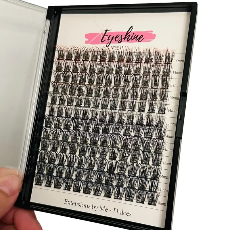 Eyeshine Dulces 14mm Color tips Lashes only glue sold separately