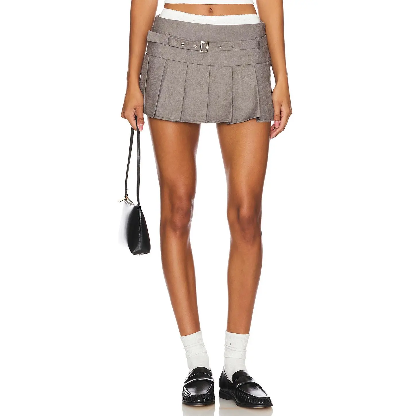superdown Quinn Mini Skirt in Grey