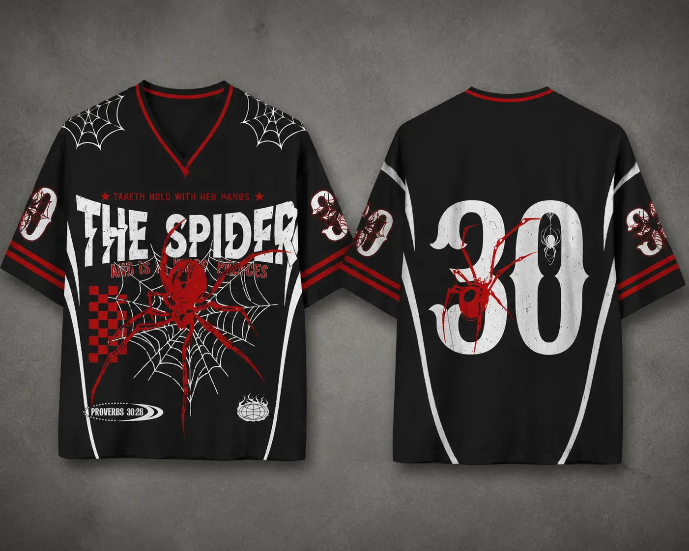 Black Spidey Man Soccer Jersey, Black White Classic Spider Hero Tee, Button Up Short Sleeve Top Streetwear Shirt, Y2K Grunge Web Football Shirt, Slinger Aesthetic, Unisex Graphic Apparel