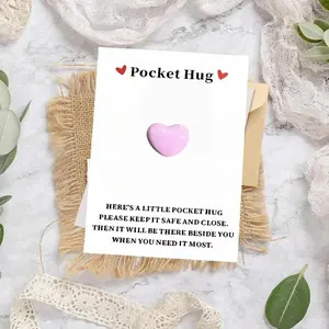 1-100pcs Resin Heart Gift Cards for Kindness, Perfect for Family Gifting, Classroom Kindness Cards for Encouragement