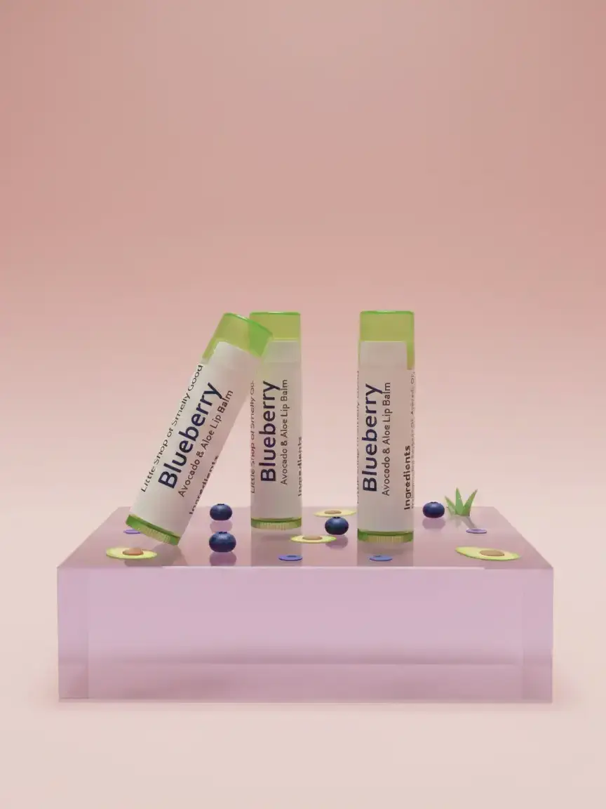 Blueberry Lip Balm- Avocado & Aloe