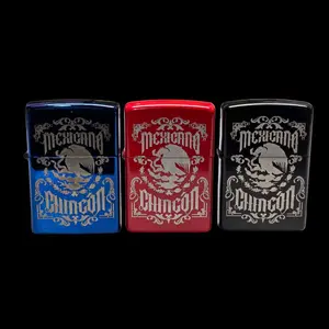Laser Engraved Mexicano Chingon Lighter (No Butane / No Lighter Fluid Included)