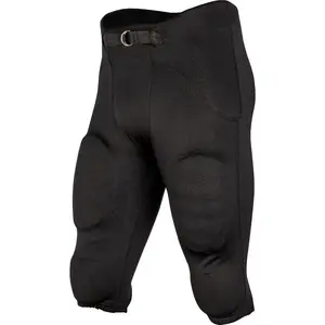 Integrated Football Practice Pants for Boys Featuring Built-In Padding for Safety.
