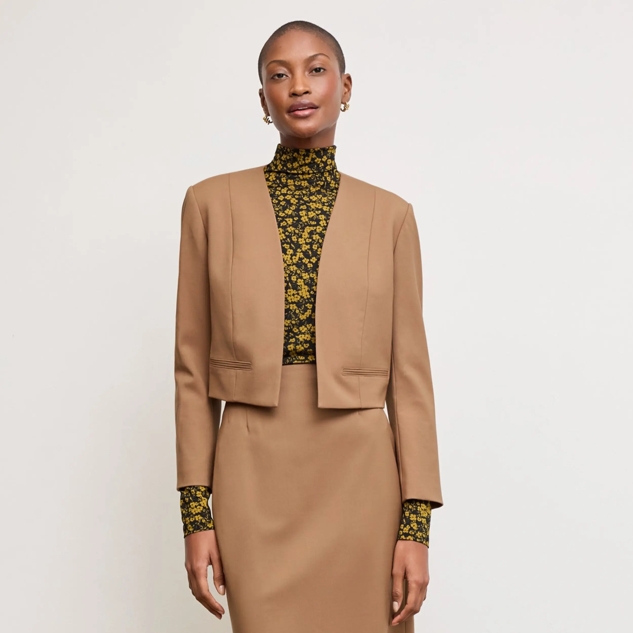 Neale Jacket - Italian Wool Twill :: Camel
