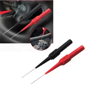 Auto Multimeter Test Leads 0.7Mm 30V Back Piercing Needle Tip Probes Car Diagnostic Tool 4/6Pcs Voltage Check Tool Car Voltage Tester Automotive