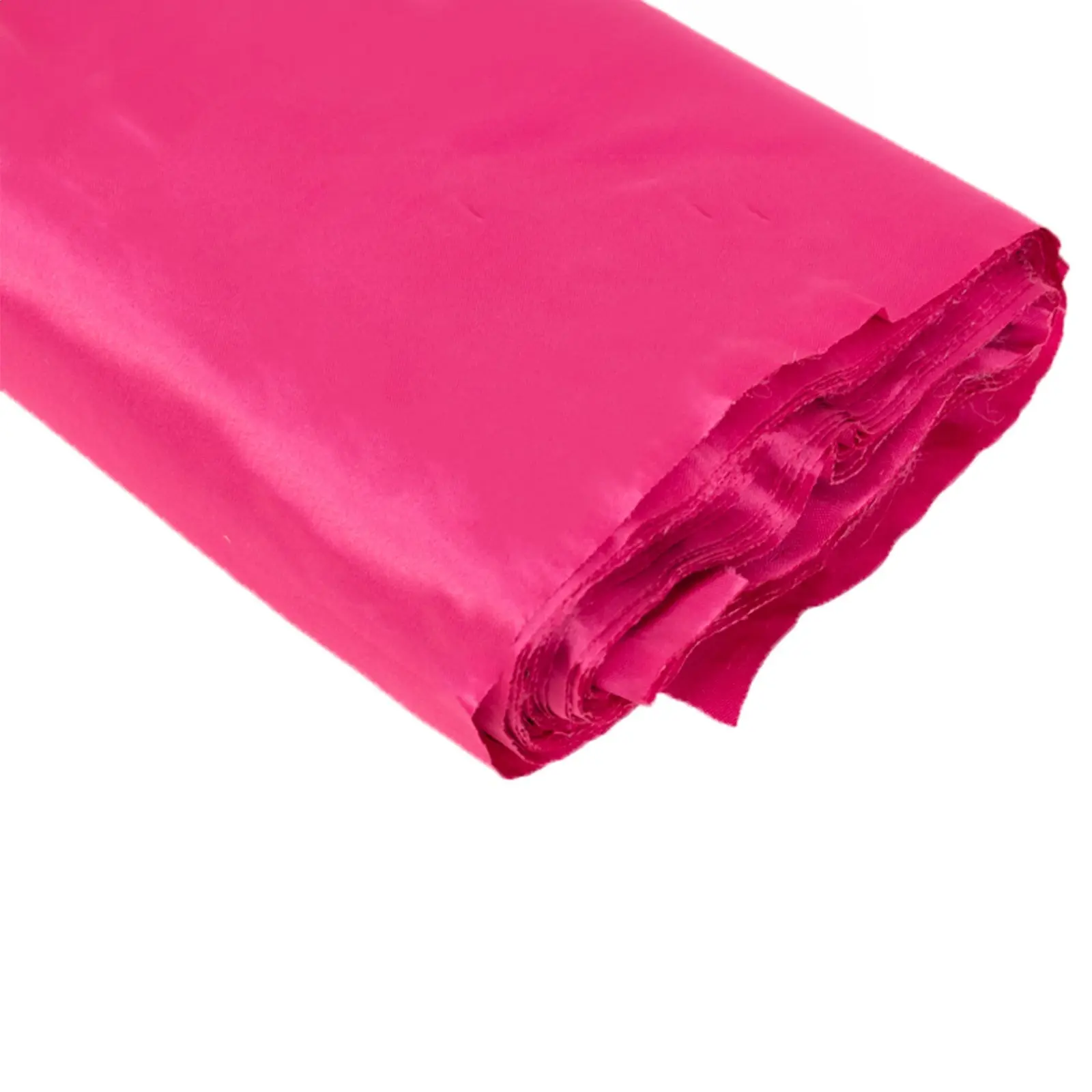 Heavy Matte Satin Fabric Bolt - 54"x10 Yards Fuchsia Lamour Satin for Dressmaking, Fashion Accessories