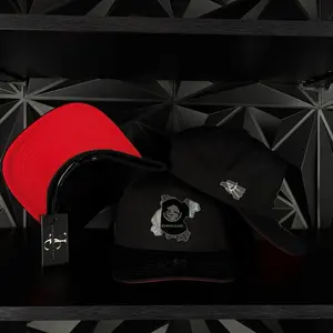 Guanajuato México estado SnapBack Hat-Black/Red Visor Cotton Cap