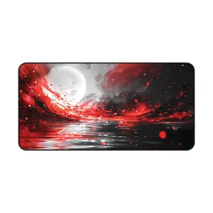 🔥 Crimson Sky Desk Mat — Intense Energy for Gamers & Creatives