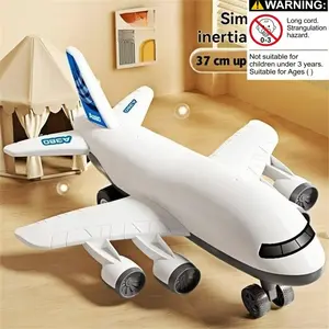 Toy Inertia Airplane Simulation Passenger Plane, Boy Baby Birthday Gift, Toy Car Model, Educational Plaything