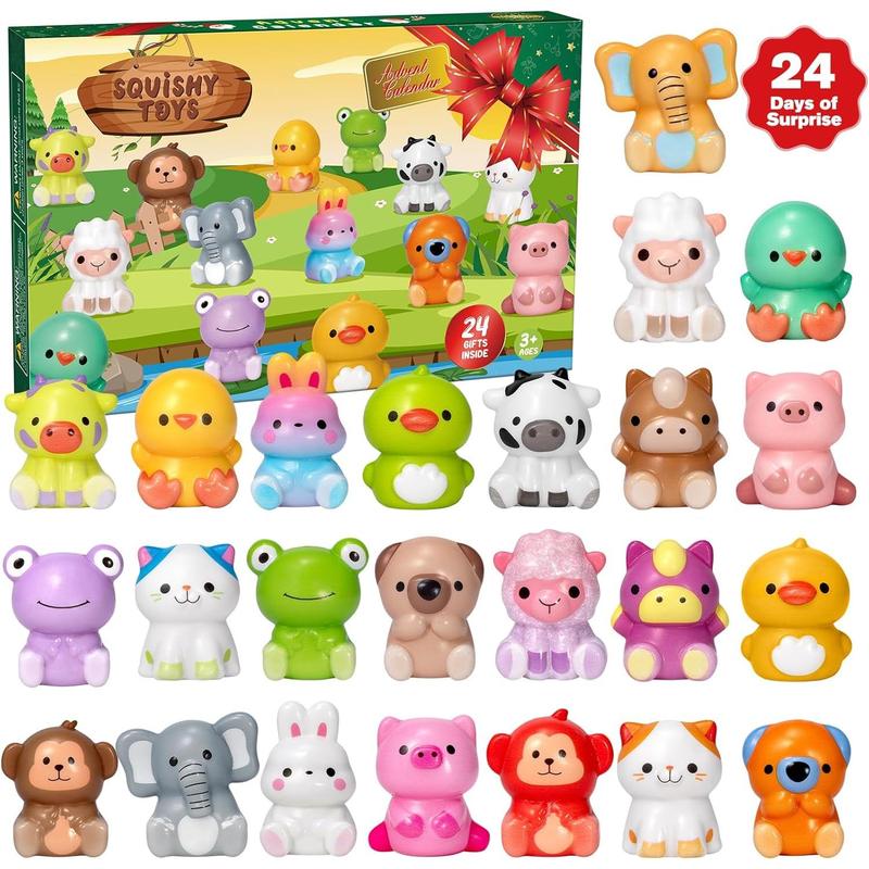 Advent Calendar 2025 with Slow Rising Squishy Toys, 24 Days of Surprise ...