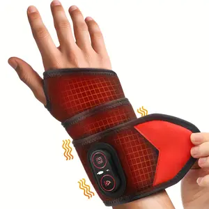 FDA Cleared Jitesy  Wrist Heating Pad ,Red Light Therapy for the Wrist and Hand, Cordless Heated Wrist Brace with Vibration,Red Light Therapy Heated Wrist Massager Wrap with 36 LEDs for the Wrist and Arm, 660nm & 850nm