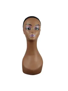 Female Mannequin Head for Wigs, Makeup, and Beauty Accessories Display, Realistic Design for Hats and Jewelry Display, Perfect for Retail