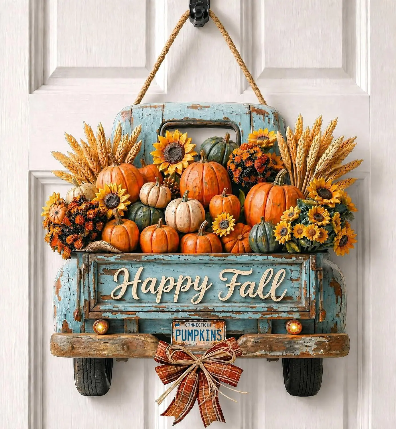 Fall Decorations for Home Fall Decor Truck Door Sign  OWUH Eye Farmhouse