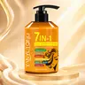 YANYUTONG 7-in-1 Haircare Curl Defining Cream - Rosemary & Castor Oil Leave-in Styling Bottle, Hydrating, Non-Sticky, Soft Hold, Enhances Natural Curls, Controls Frizz, for Curly Hair, 9.468 oz/280 ml
