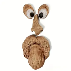 Tree Face Gnome Facial Expressions Resin Ornament Easter Outdoor Creative Resin Craft Decorate Exquisite