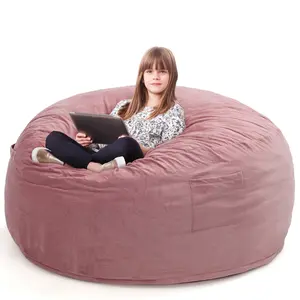 3.5 FT. Beanbag Chairs, Bean Bag Chairs for Teens and Adults with Memory Foam Filler,Washable Cover, Comfy Lounger