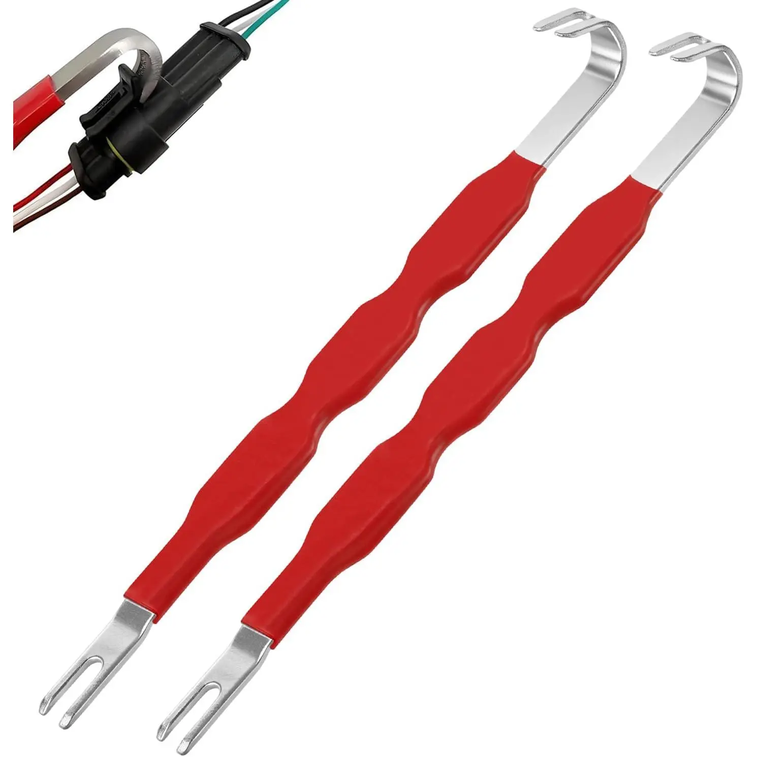 Automotive Electrical Terminal Connector Separator Removal Tool, Universal Multifunction Electrical Disconnect Tool,Plug Connector Remover for Cars,for Most Vehicle Wiring Systems,cars accessories