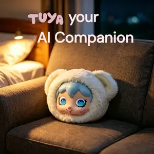 AI Smart Talking Stuffed Anima with ChatGPT-Powered Multilingual Companion ,Interactive Learning & Memory Trainer for Kids 3+ ,App-Controlled Emotional Support Plush Toy