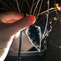 Black dagger pendant