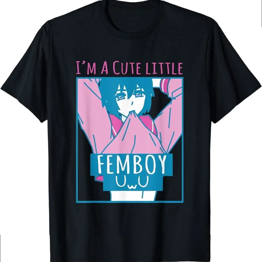Cute Little Femboy Aesthetic Sissy Cute Femboy Anime T-shirt