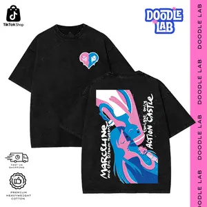 Marceline and the Scream Queens Graphic Tees • Hoodie Streetwear • Vintage Oversized Acid Wash • Adventure Time Merch • Heavyweight Menswear Comfort Cotton