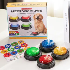 Dog Training Sound Button, Pet Communication & Educational Interactive Toy for Canine Behavior Aids