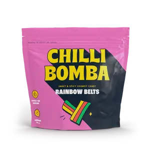 Chilli Bomba Rainbow Belts Munchies 8oz