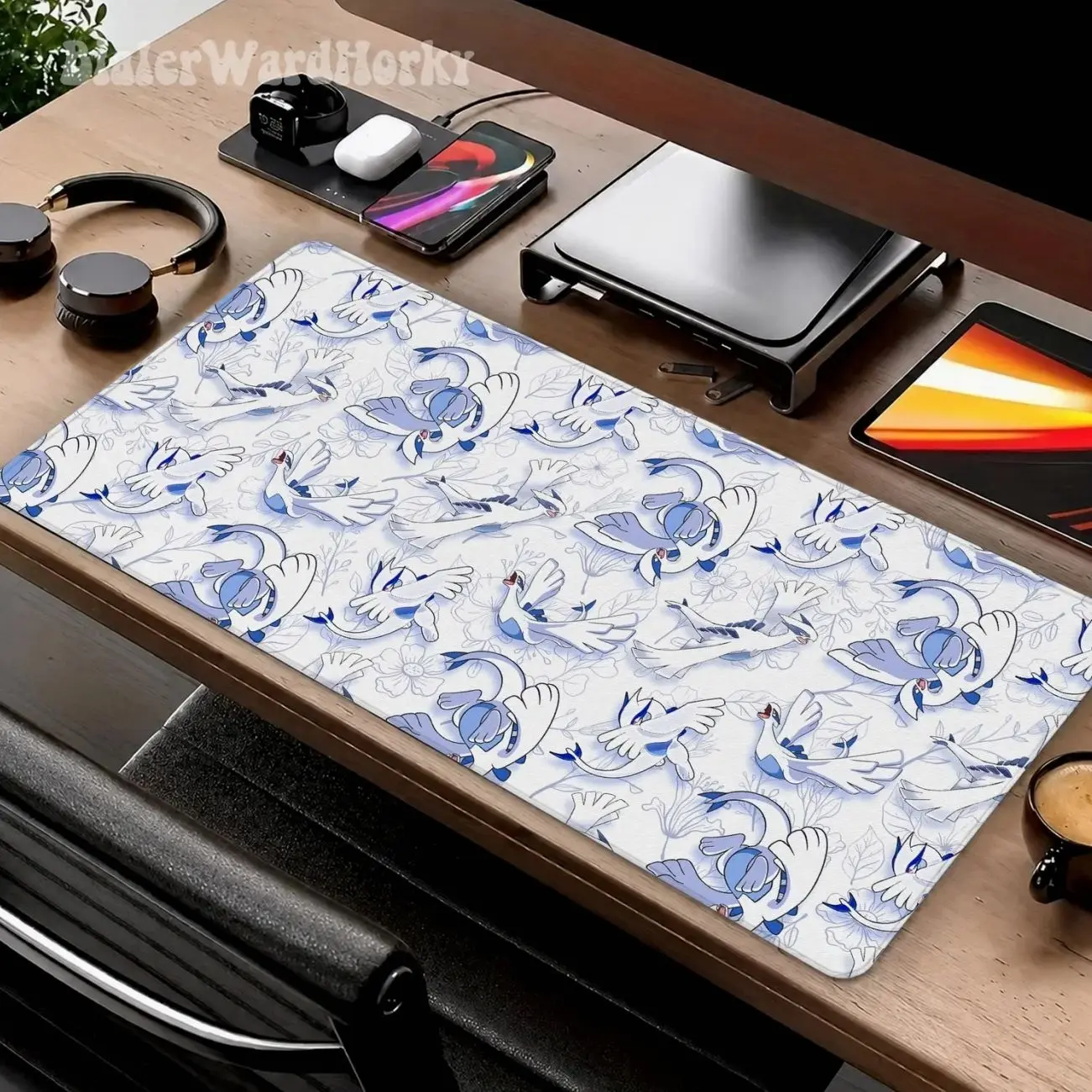 Lugia Mouse Pad Legendary The Sea Anime Guardian Gaming Mousepad Pad Manga Desk Decor Gifts