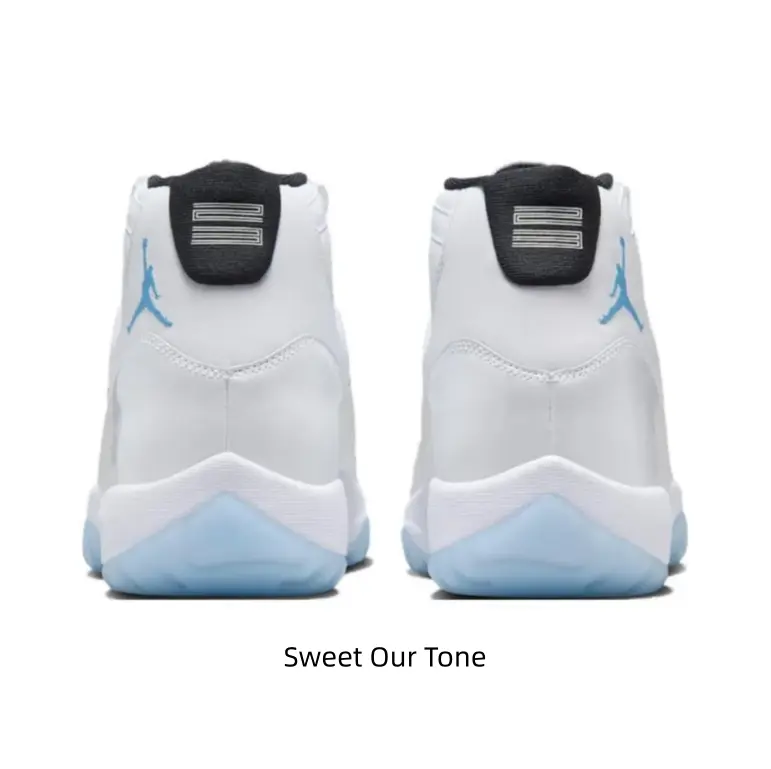 White Light Blue Transparent Outsole High Top Retro Basketball Sneakers White Light Blue Transparent Outsole High Top Retro Basketball Sneakers