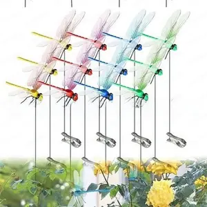 Fake Dragonfly Clip for Repelling Flies, Decorative Clip, 3D Dragonfly Decorative Clip