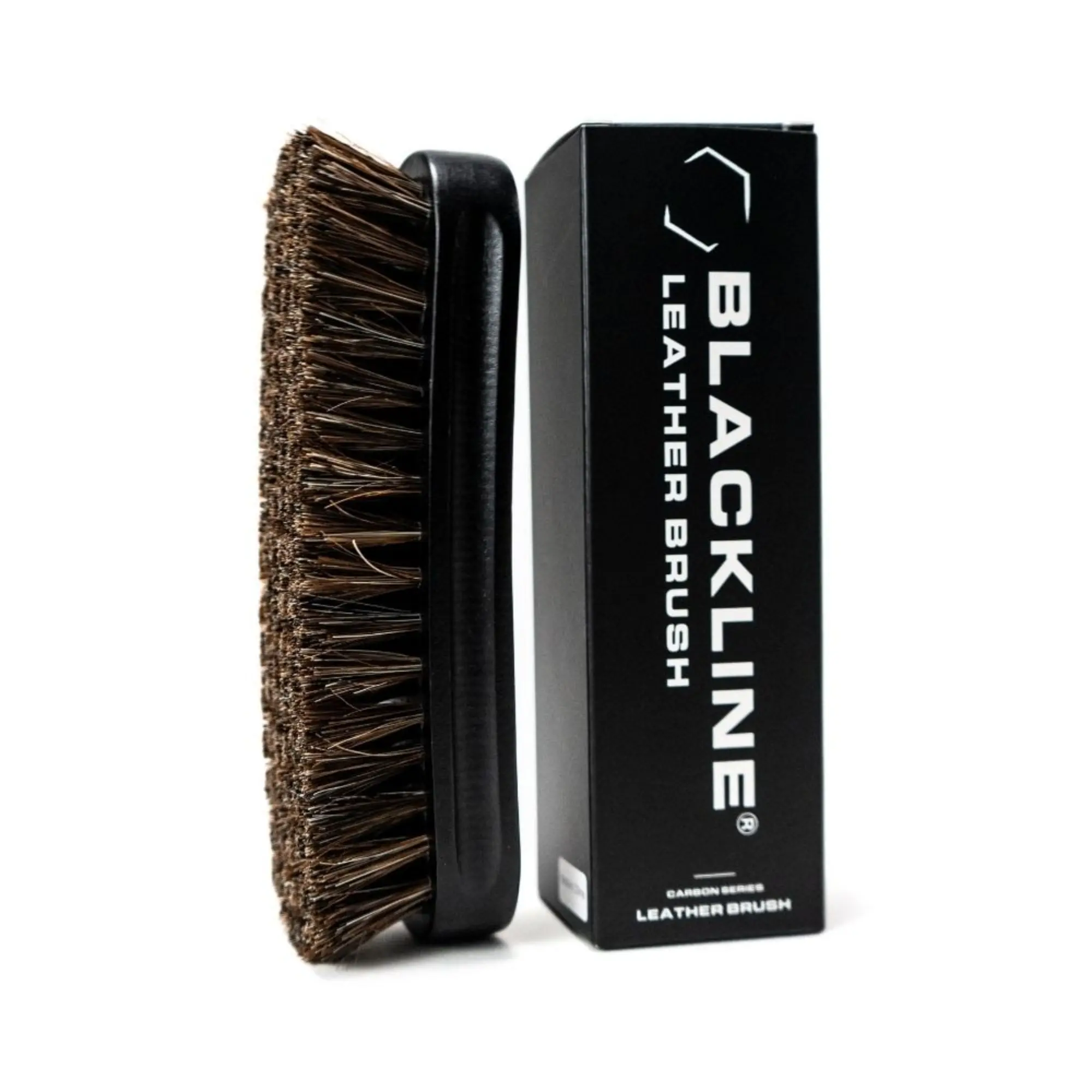 BLACKLINE Leather Brush - Premium Soft-Bristle Brush Engineered for Safe, Effective Leather Cleaning with Controlled Agitation and Interior-Safe Performance Footwear Shoe