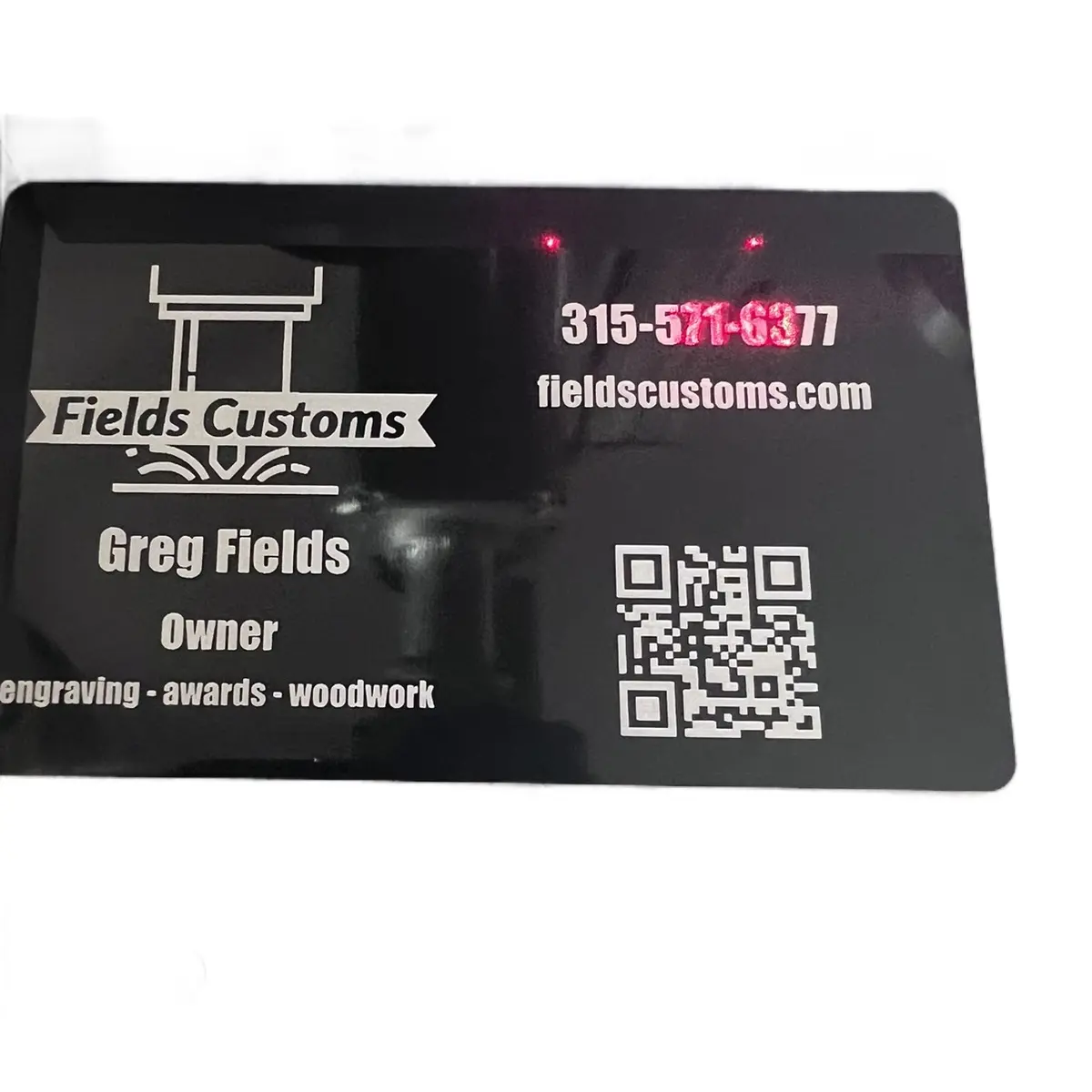 Signature Steel: Precision Engraved Metal Business Cards