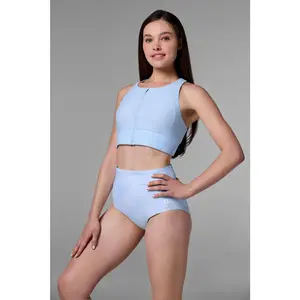 Women's Medley Zip-Up Swim Bra | Skyride