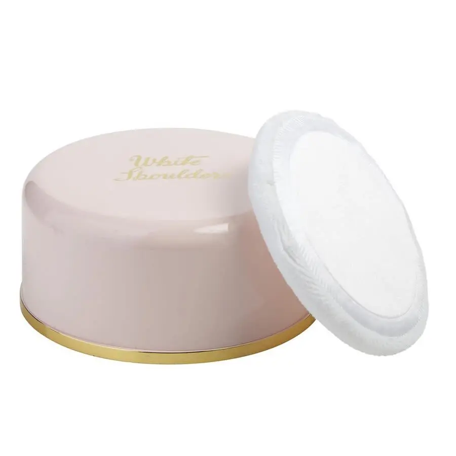 Evyan White Shoulders Perfume Bath Powder for Women 2.6 oz - Classic Floral Scent with Gardenia Lilac & Amber - Daily & Evening Use