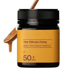 Manukora Raw Manuka Honey MGO 50+, New Zealand Honey, Non-GMO, 3rd-Party Tested, Glyphosate Residue Free Certified, 2000+ Natural Compounds, Traceable from Hive-to-Hand, Daily Wellness Support – 250g
