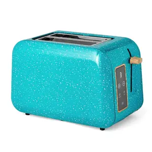 Digital display 2-Slice Toaster, Teal Speckle