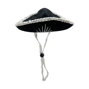 Small Mariachi Sombrero 6 in. 1pcs (Shipped in Assorted Color)