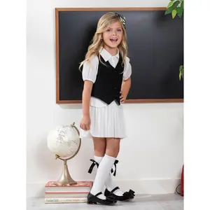 Classic Black Girls Vest by Kids Couture catholicschooluniform Classic Black Girls Vest by Kids Couture catholicschooluniform