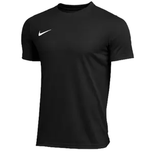 Nike Men's Park Short Sleeve Shirt - Black, Dri-FIT Technology, Breathable Mesh Back, Raglan Sleeves for Natural Motion