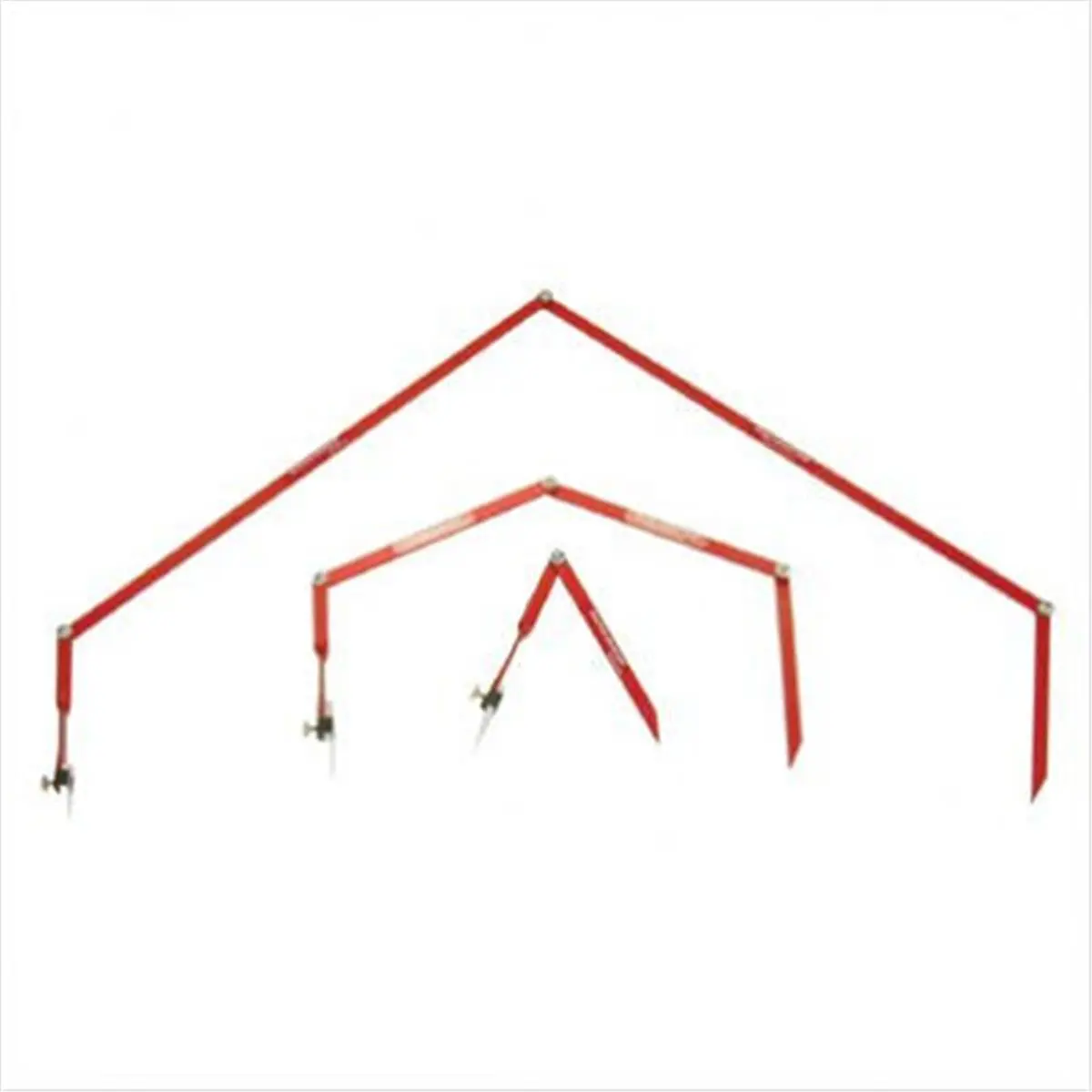 Flange Wizard 496-72800 Small Aluminum Radius Marker, Pocket-Size Hand Measuring Tool for Flat/Round Surfaces with Precise Alignment