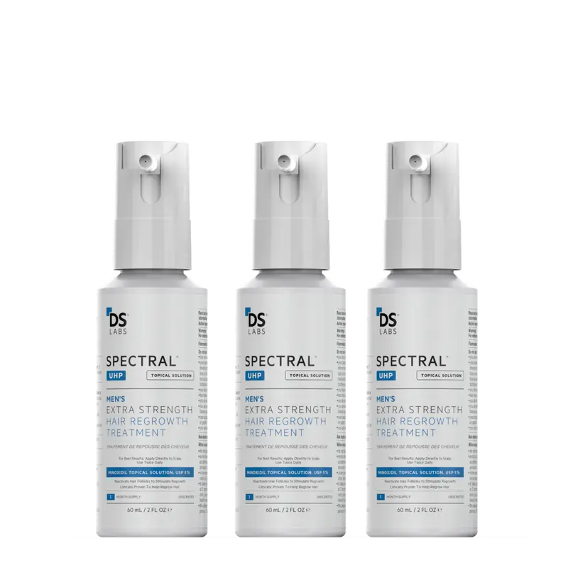 Spectral.UHP 3 Month Supply | Extra Strength Hair Regrowth Treatment with Minoxidil 5%