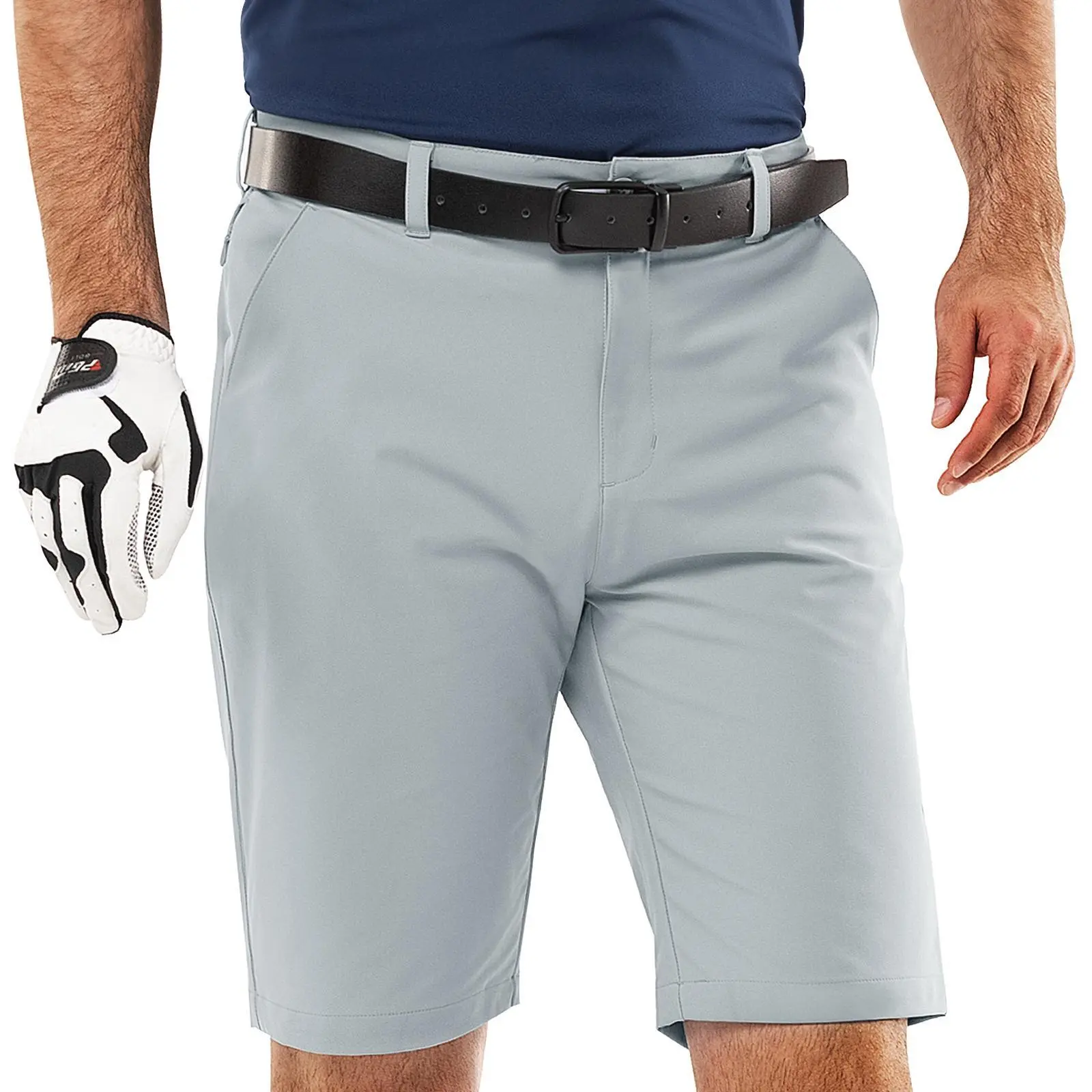 33,000ft Men's Golf Shorts 10" Dry Fit, Lightweight Stretch Golf Short UPF 50+ Quick Dry Work Dress Shorts with 5 Pockets