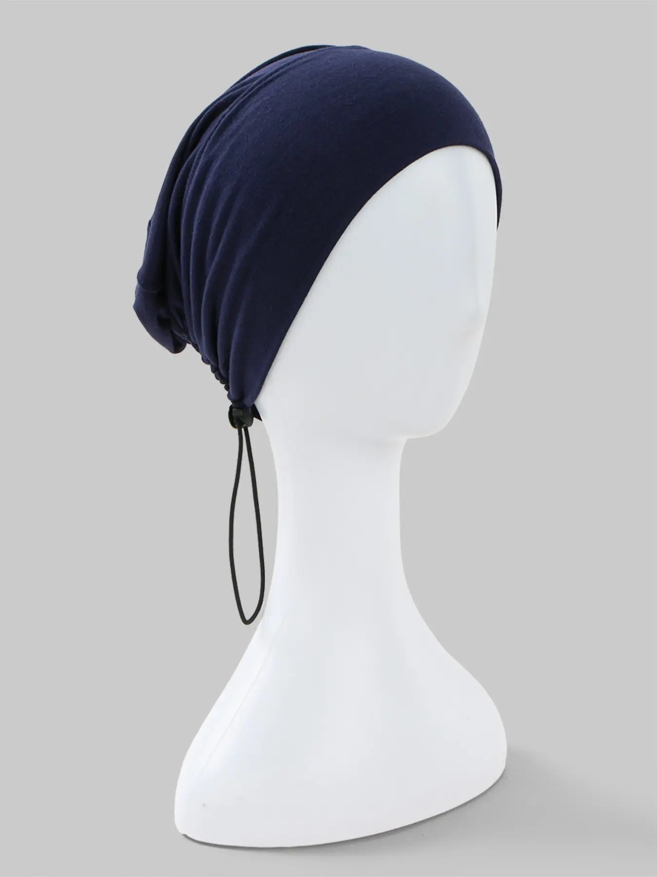 Women Modal Hijab Caps with Tie Back, Adjustable Jersey Wraps, Solid Color Basic Underscarf Abaya Accessory, Modest Daily Wear Veil Hijab Undercap