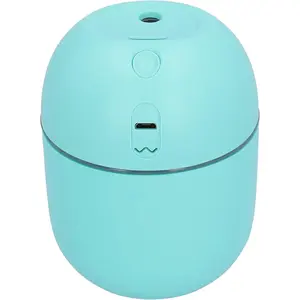 220 ml USB Charging Humidifier for Desktop, Portable Mini Humidifier with LED Light, Quiet Humidifier for Bedroom and Office