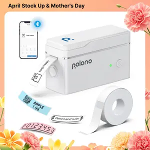 P31S Bluetooth Thermal Label Printer, Wireless Mini Sticker Printer with Tape,  Portable Thermal Printer For Study Notes, Barcode,Memos, Fillers, TikTokShopBlackFriday, Mothersdaygift
